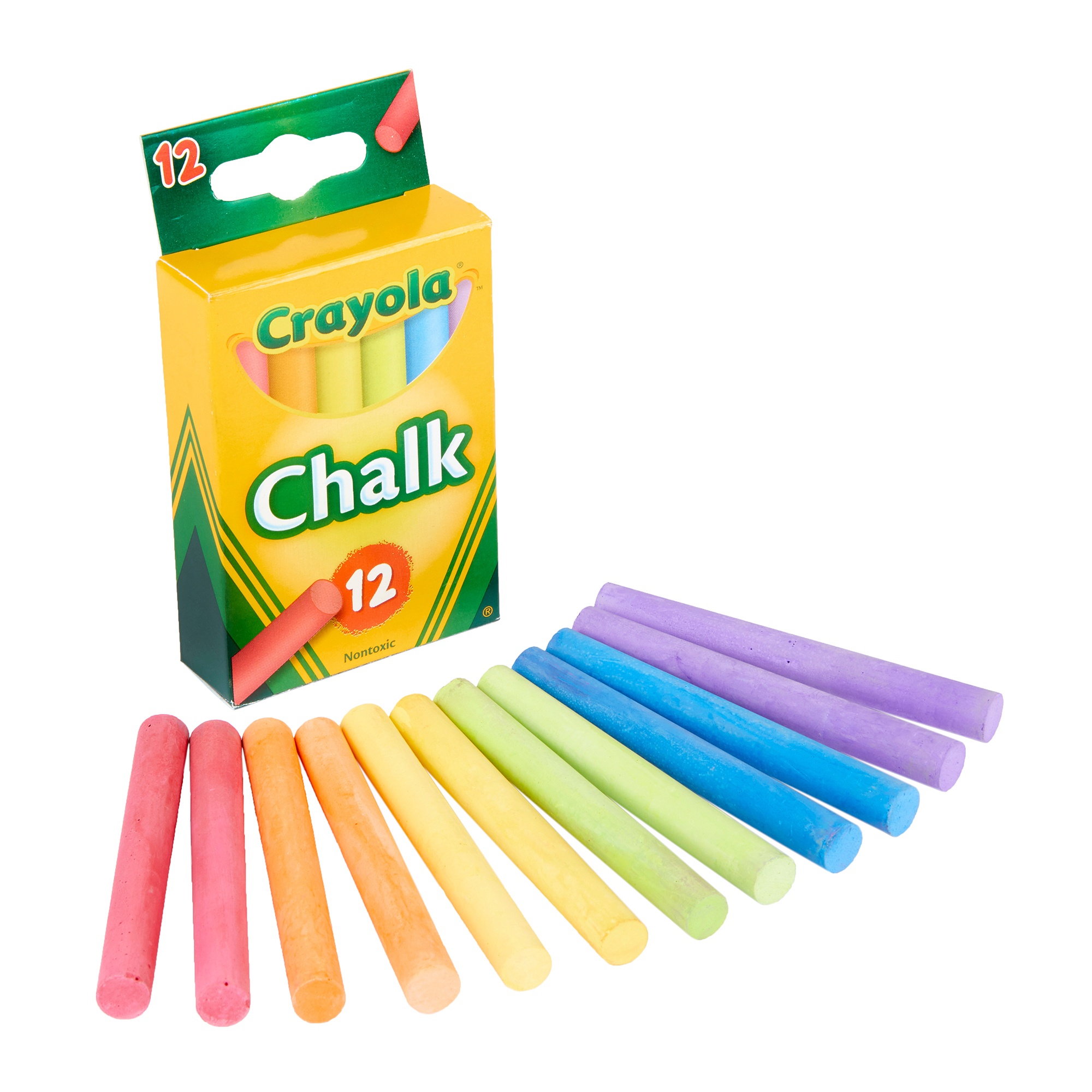Crayola Chalk-Assorted Colors 12/Pkg